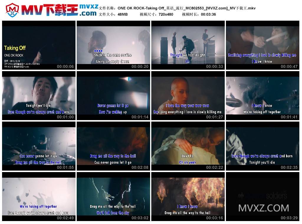 ONE OK ROCK-Taking Off_英语_流行_MC802553